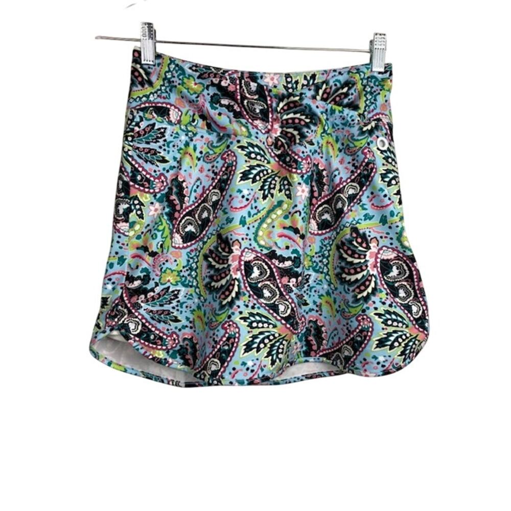 Jack Smith Women's Golf/Tennis Skort Paisley Print  NWOTS